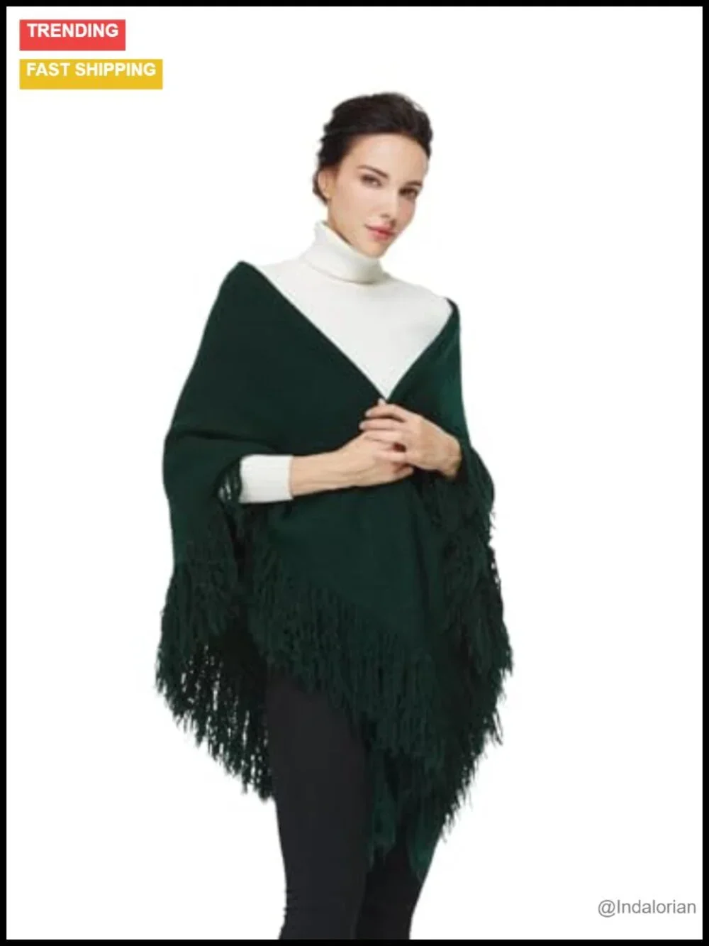 Womens Wool Scarf with Tassel Pashmina Shawl Wrap Evening Dress Warm Blanket